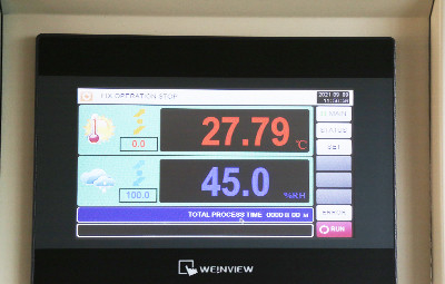 A3版PLCの湿気熱環境試験の部屋R232インターフェイス
